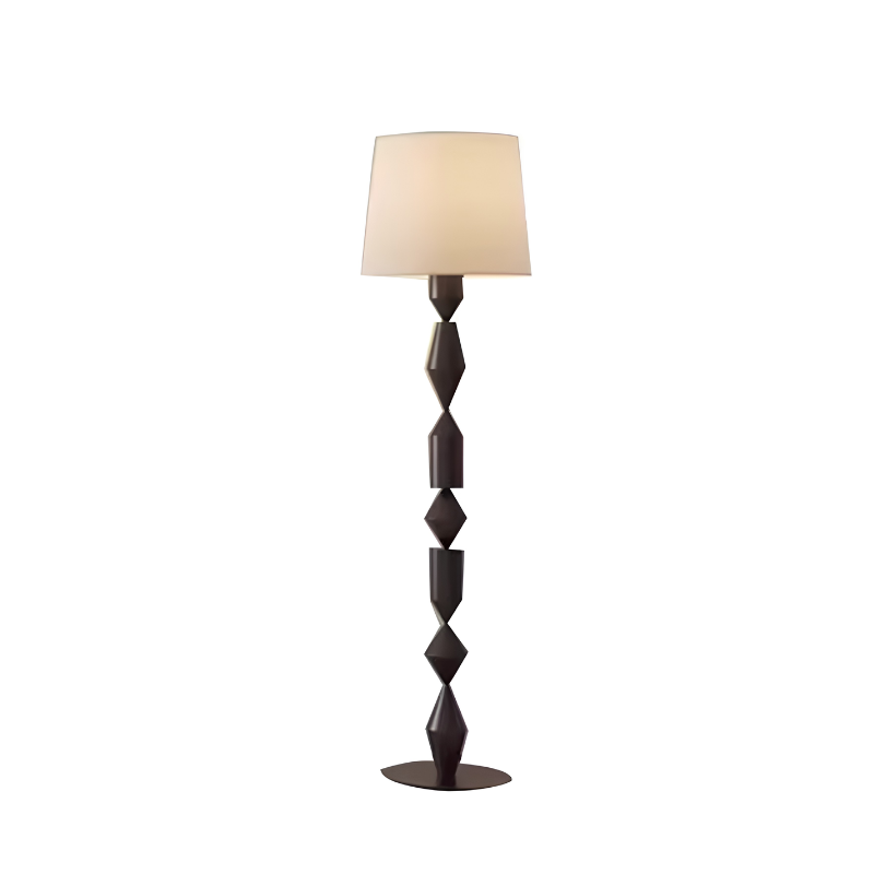 Faceted Candlestick Floor Lamp